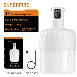 ROHS Certified Portable Rechargeable LED Lantern Mini Outdoor White Light IP43 Waterproof 6000K Daylight Dimmable for Camping