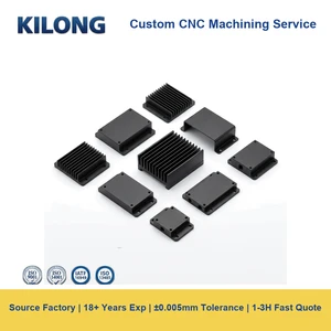 Factory Direct High Precision 0.001mm Stainless Steel/Aluminum Extruded Heatsink Blocks Anodized Metal Housings Base Station