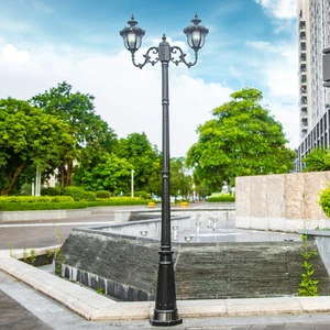 European Luxury Garden and Other Outdoor Decorative Street Lighting IP65 Waterproof Lamp Post Courtyard Lights Wholesale
