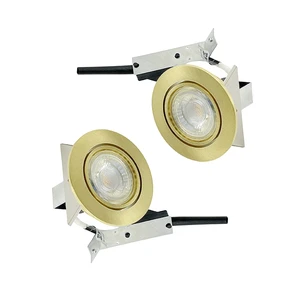 Commercial Modern LED Downlight Recessed Round Gold Ceiling Light Warm White Aluminum LED Lamp for Living Room Spotlights