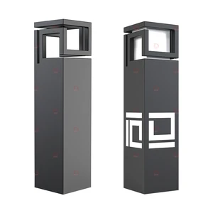 DAWN 2024 New Design High Quality Aluminum square Lawn Lamp Led Modern Simple Decorative Lawn Light
