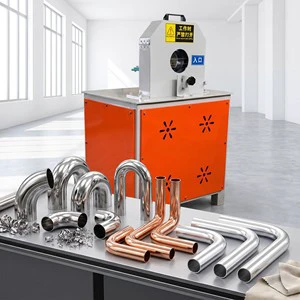 Vertical Fully Automatic Pipe Bending and Polishing Machine for Stainless Steel, Copper Aluminum Rods Custom Shapes Available