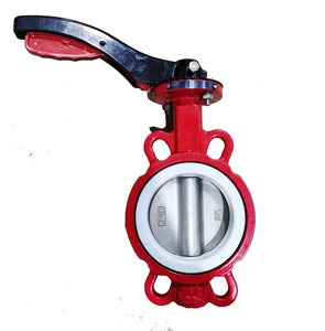 DN200 Manual Carbon Steel Water Butterfly Valve Normal Temperature 18 Months Warranty