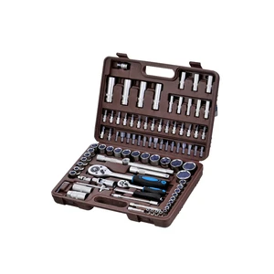 Wholesale 94pcs CRV Steel Professional Mechanics Auto Wrench Spanner Set in Tool Box Repair Tool Combination Mixed Tools Set