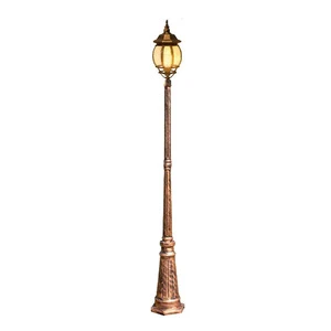 European Style LED Street Lamp Waterproof and Rust Proof for Outdoor Courtyard Villa Garden Park and Road IP65 Rating