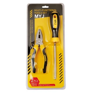 Screwdriver and Plier Set 2PCS Household Tool Kit Screwdriver Set