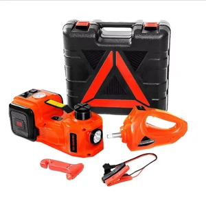 Best-selling Three-in-one Steel Car Jack 5T12v Electric Hydraulic Jack with Air Pump Electric Impact Wrench Kit 1-Year Warranty