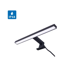 Modern Elegant 3 in 1 230V Black and Gold Bathroom Vanity Lighting LED Lights Over Mirror IP44 for Indoor Bathroom Fixtures