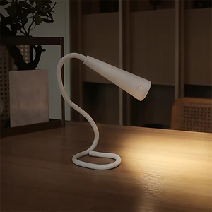 Mini LED Desk Lamp Touch Switch Folding Modern Design Home Office Eye-Caring Warm White Light Battery Book Reading Light Bedroom