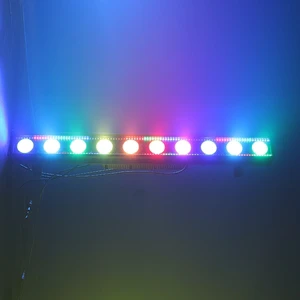 450W Pixel Control LED Bar Light 10*50W RGBW With 196 Backlight LED IP66 Outdoor Stage Wall Washer Light