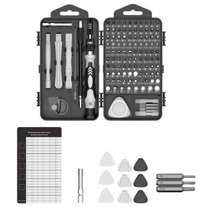 Mingtut MT-T122 122-in-1 Magnetic Precision Screwdriver Kit DIY OEM Professional Grade Repair Tools Stainless Steel Bits