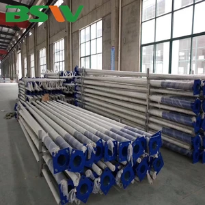 Factory Custom 3m-12m Q235 Hot Dip Galvanized Steel Lamp Post Waterproof Column For Urban Streets And Public Highways