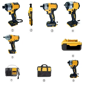 20V Max Factory Direct: High-Value Brushless Impact Wrench Combo Sets, Automotive Repair Tool Kits
