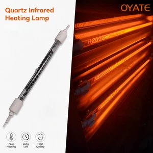 550mm 220v 1500w Quartz Infrared Heater Carbon Fiber Infrared Heating Lamp for Tunnel Dryer