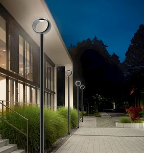 30W Exterior Waterproof LED Garden Light Landscape Post Pole Light Park Lamp Price Garden Lamp Pole