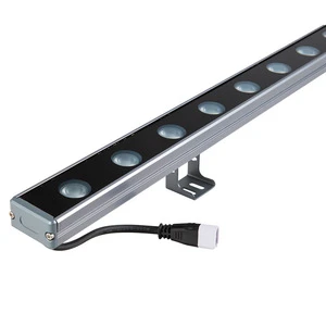 Modern City Building Exterior Lighting Decoration IP65 Glass Cover Hanging Inground 24v 24W LED Wall Washer Lamp Waterproof