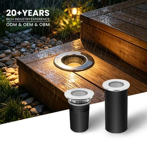 IP65 Outdoor 24VDC Low Voltage Garden Floor Deck Lighting Buried Underground Waterproof Recessed 5W LED Inground Light High CRI