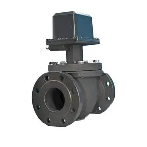 High Pressure Flow Control Flange Inline Adjustable Throttle Valve Gas Systems OEM Customizable Aluminum Model HDF-50 +/-1% Flow