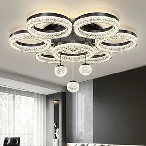 2026 new italian light luxury creative ball pendant ceiling lamp premium atmospheric main lighting full house fixture for living