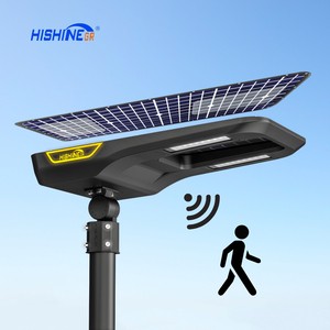 Hishine 5 Year Warranty Energy Saving All-in-One Solar Street Light 180LMW LED Motion Sensor Lampe Solaire for Road Lighting
