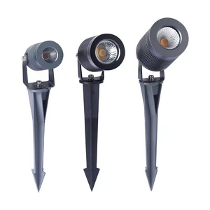 Waterproof IP65 Aluminum LED Landscape Pathway Lawn Lamp Outdoor Warm White Spot Garden Spike Light Dimmable