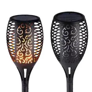 Boyid Solar Flame Light 12+33 LED IP65 Waterproof Lawn Light with 360 Beam Angle and 2700K Soft Warm White