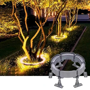Outdoor Aluminum LED Hug Tree Light DMX512 6W 36W RGB Colorful Garden Spot & Landscape Ring Lighting IP65 For Gardens