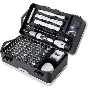 115-in-1 Carbon Steel Hand Operated Screwdriver Set Multifunctional in Hard Case for Computer Phone Watch Disassembly & Repair