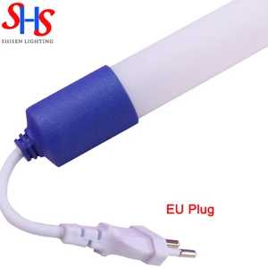 T8 Static Rgb Colorful Led Tube Light 18W 4ft T8 PC Waterproof Led Tube with EU Plug