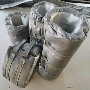 Custom-made Valve Fire Insulation Blind Cover With Silicone Coated Fiberglass And Cutting Service