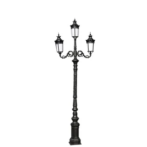 High Quality 2.46m Waterproof Outdoor European Style LED Garden Lamp New Arrival Black Bronze Landscape IP65 AC 85-265V 2-Year