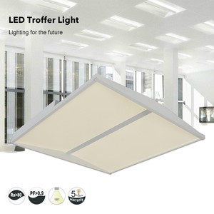 Halcon Factory Supplying Dimmable Lighting Office 36w 50w Recessed Troffer Lamp Led Panel Light