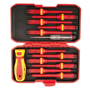 13 in 1 Insulated Screwdriver Set Magnetic VDE Electronics Screwdriver Bit Set High-voltage Resistant Screwdriver Tools Set