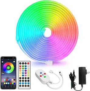 Custom Ip67 Outdoor Rgbic 12v 24v 220v 5m Led Silicone Tube Neon Flex Flexible Soft Neon Led Strip Light