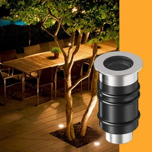 5W RGB Warm White LED Underground Lamp for Garden Path Outdoor Landscape Lighting IP67 DC24V Aluminum Construction