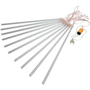 Waterproof 8 Tube Icicle Falling Rain Light LED Meteor Shower Lights For Christmas Holiday Decor