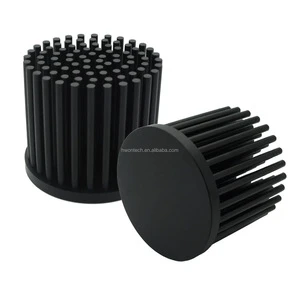 Customized 140mm Cold Forging Anodized Aluminum Circular Heat Sink for LED Growth Lamp Light Emitting Diode