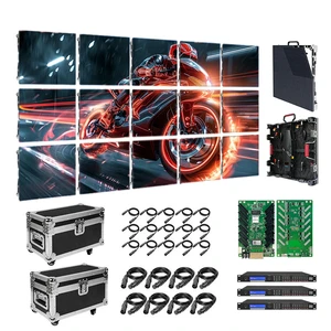 P3.91 Indoor Outdoor 8K IP65 Waterproof LED Video Wall Screen For Stage Events Concert Rental Display