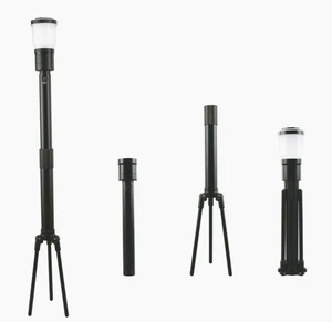 Outdoor Lighthouse Camping Retractable Flashlight 2-in-1 Foldable Portable Tent Lighting