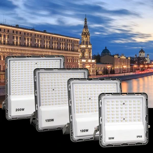 New IP65 Waterproof Outdoor Stadium Floodlight 30W 50W 100W 150W 200W Slim Led Flood Light