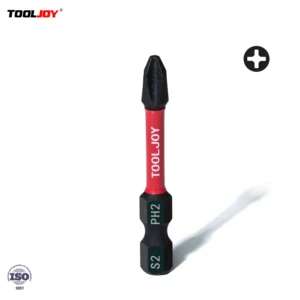 Tooljoy Torque Screwdriver Bit PH2 Magnetic Black Oxide Finish Steel DIY Industrial OEM Durable For Power Tool Accessories