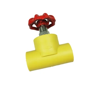 ZHONGCAI Leak-Proof High Temperature Resistant Globe Valve for PPR Hot Cold Water Pipes