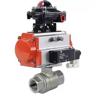 Stainless steel AISI 316 Ball Valve DNOVA BV3232P(2pc)-FP-T-ISO-H threaded, full bore, body - s ball-valves-dnova-bv3232p2pc-fp-