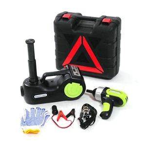 Metal Electric Car Jack 5 Ton 12v Kit Hydraulic Car Jack for Tire Change with Impact Wrench Electric Car Jack and Tire Remover