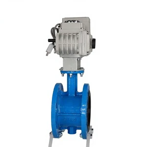 High Quality Electric High Temperature Ventilation butterfly Valve Flange Damper Large Diameter Electric Damper