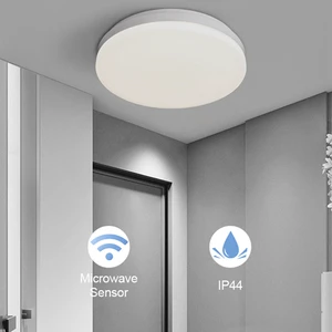 IP44 Waterproof Bathroom Hallway Outdoor LED Ceiling Light Smart PIR Sensor Energy Saving CW Night Light Surface Sensor Lighting