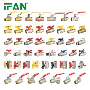 IFAN Factory All Size Forged Brass Ball Valve NPT Male And Female Threaded Brass Ball Valves