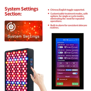 REDSKY Customizable 2-9 Wavelength Medical Grade Standing Touch Screen Red Light Therapy Panel Whole Body APP