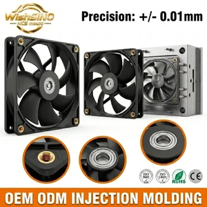 OEM 120mm High Airflow Brushless Fan DC AC Dual Voltage Plastic Blade For Greenhouse Livestock Farm Ventilation Cooling System