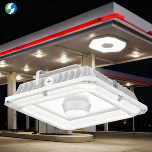 New Arrival High Brightness Ip65 Waterproof LED Canopy Light Energy-Saving Aluminum Alloy Gas Station Ceiling Lamp